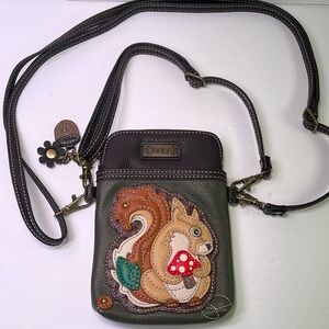 Chala Crossbody Cell Phone Purse - Squirrel Design